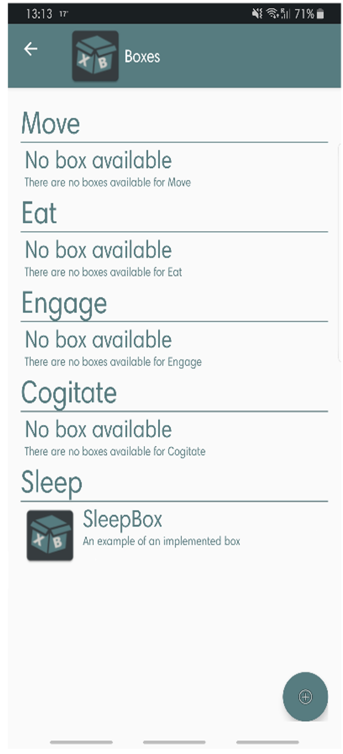 Data structure to box visualisation